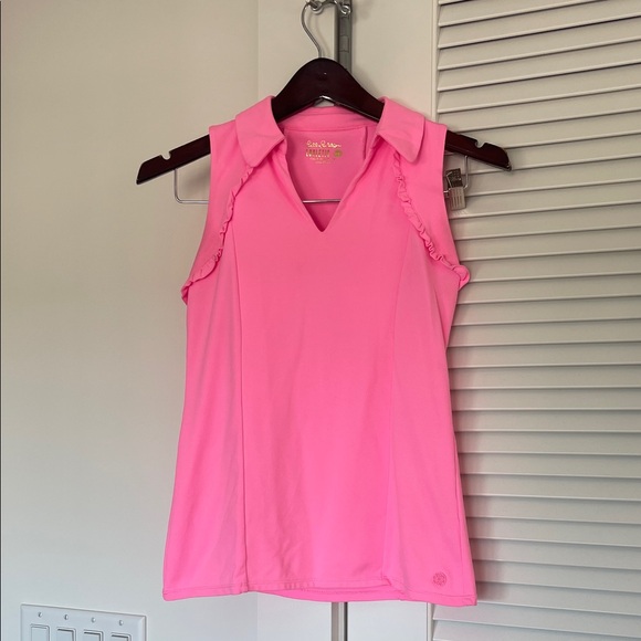 Lilly Pulitzer Tops - Lilly Pulitzer Bright Pink Tank Top